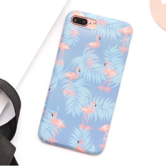 Accessories - LAST ONE iPhone 7/8 Case Pink Tropical Flamingo
